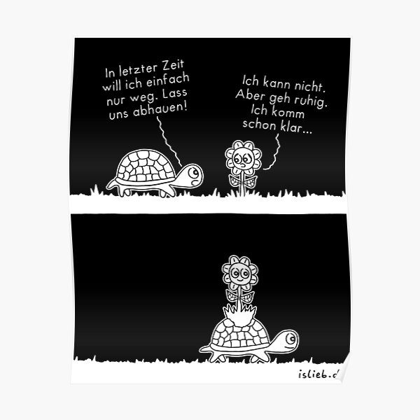 Run away - islieb comic Poster