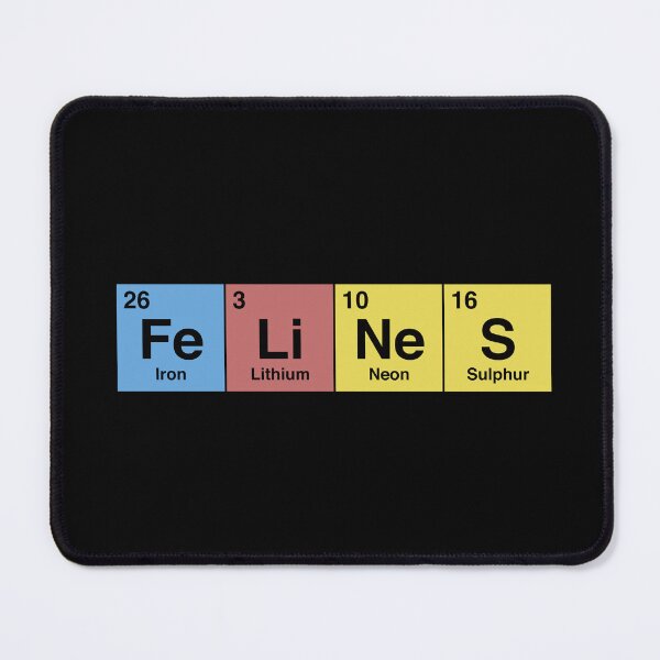Item preview, Felines Science Periodic Table by Tobe Fonseca designed and sold by Tobe Fonseca®.