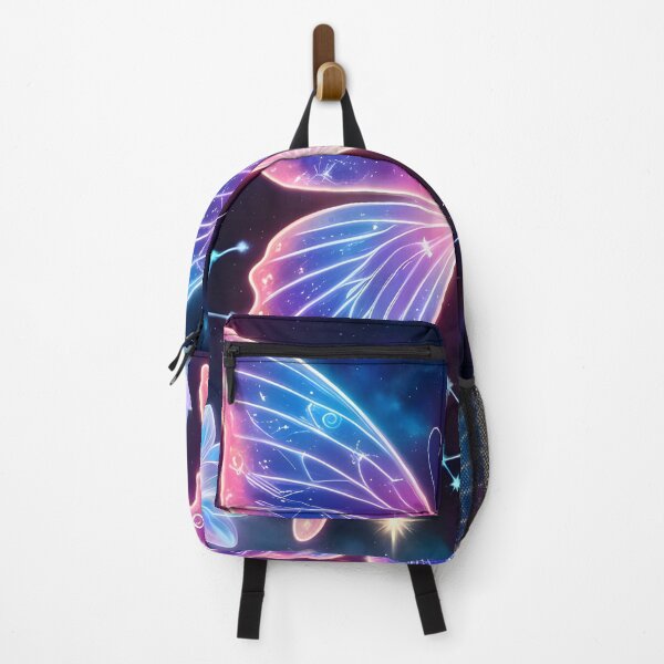 Item preview, Cosmic Neon Butterfly in a Galaxy Dreamscape designed and sold by M22--.