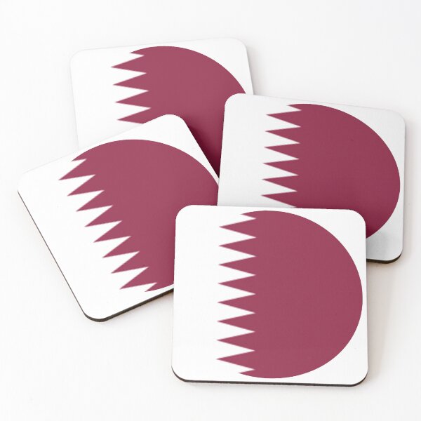 Item preview, Qatar Flag Round designed and sold by MoonElite.