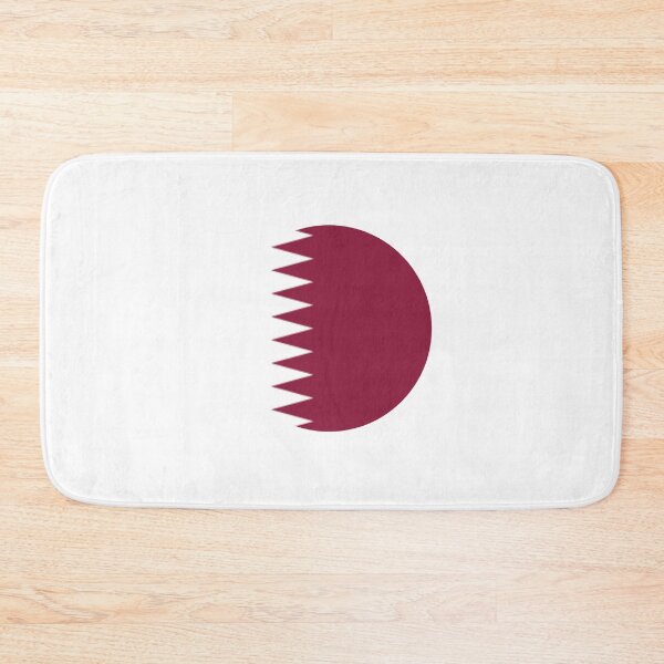 Item preview, Qatar Flag Round designed and sold by MoonElite.