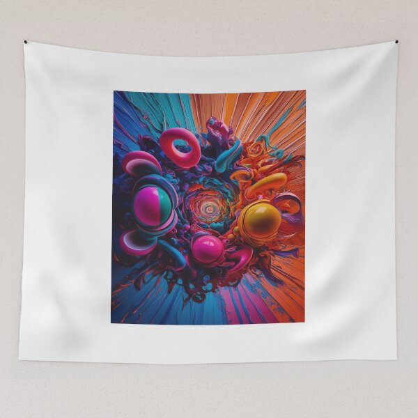 Item preview, Vibrant Color Vortex designed and sold by PixelAndBrush.
