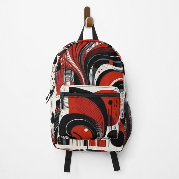 Item preview, red and black abstract print designed and sold by sevenmountains.