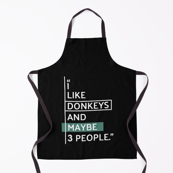Item preview, I Like Donkeys Funny Quote designed and sold by MaryAller.