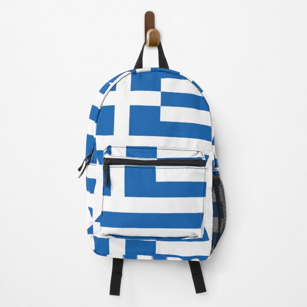 Item preview, Greece Flag Round designed and sold by MoonElite.