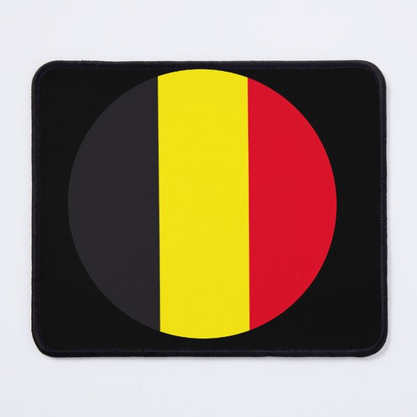 Item preview, Belgium Flag Round designed and sold by MoonElite.