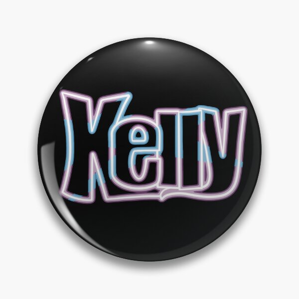 Item preview, Kelly Name Neon Style Pink and Blue designed and sold by AloraDawnEve.