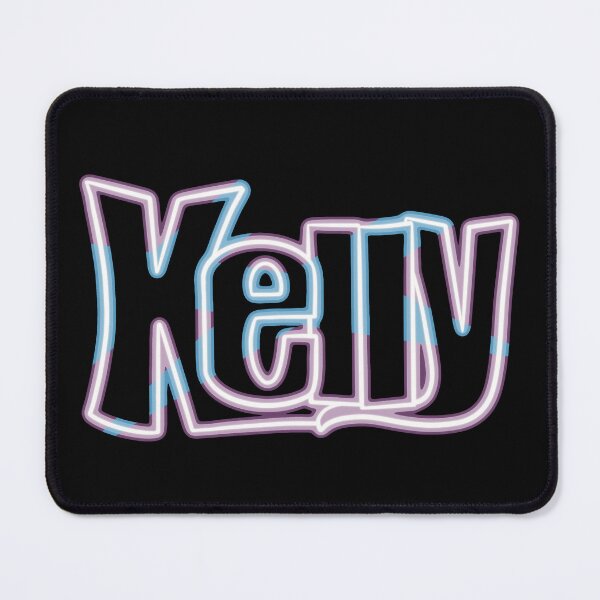 Item preview, Kelly Name Neon Style Pink and Blue designed and sold by AloraDawnEve.