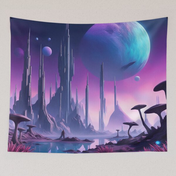 Item preview,  "Mystical Alien Horizon" designed and sold by Eandbeyond.