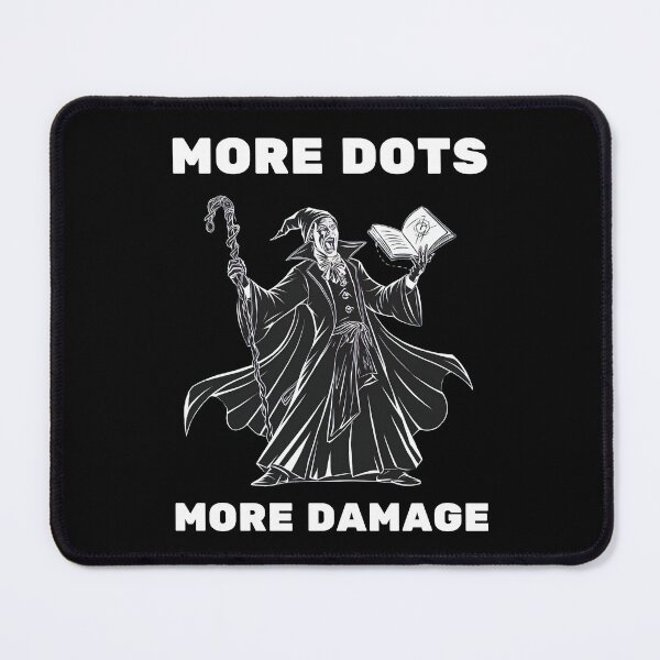 Item preview, DPS MMO - More Dots More Damage Insane Wizard designed and sold by FallenStarArt.