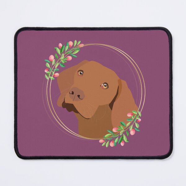 Item preview, Flower Frame Vizsla Dog designed and sold by KCPetPortraits.