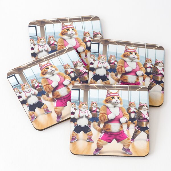 Item preview, Gym Cats 6 designed and sold by Sybille-Yates.