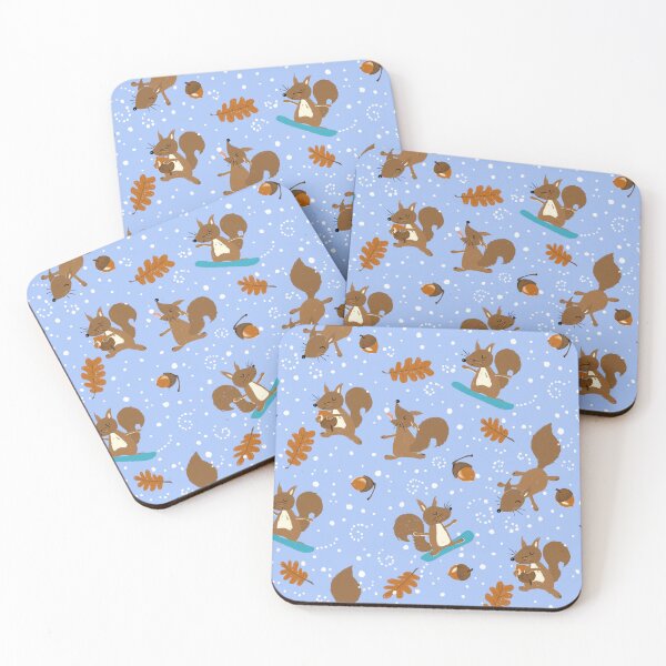 Item preview, snowboard squirrels winter fun designed and sold by kobyakov.