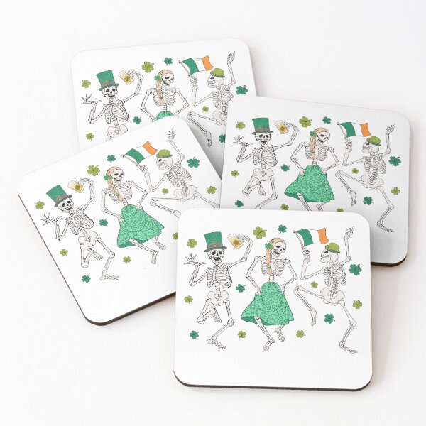Item preview, Dancing Irish skeletons. St Patrick's day designed and sold by Invisible-Cult.