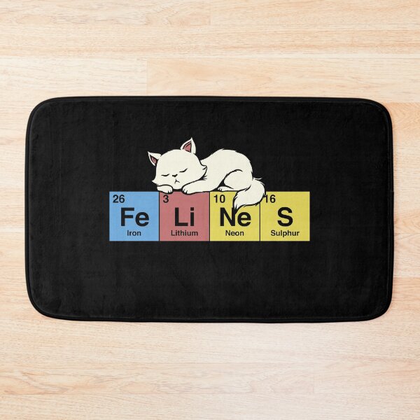 Item preview, Felines Science Periodic Table Kitten by Tobe Fonseca designed and sold by Tobe Fonseca®.