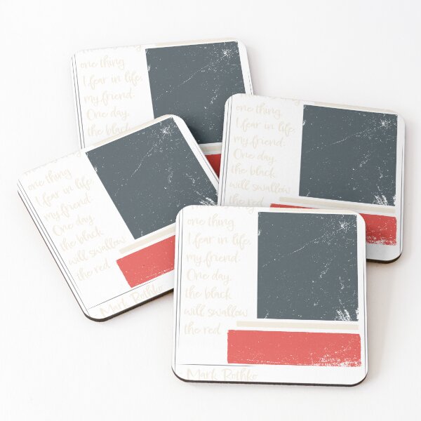 Item preview, Mark Rothko Artist Education Inspirational Quote designed and sold by SaltCreatives.
