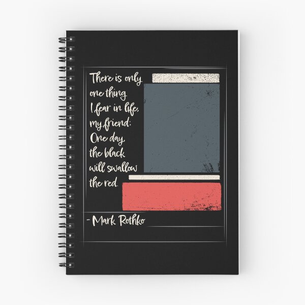 Aperçu de l'œuvre Citation inspirante sur l'éducation artistique de Mark Rothko créée et vendue par SaltCreatives.