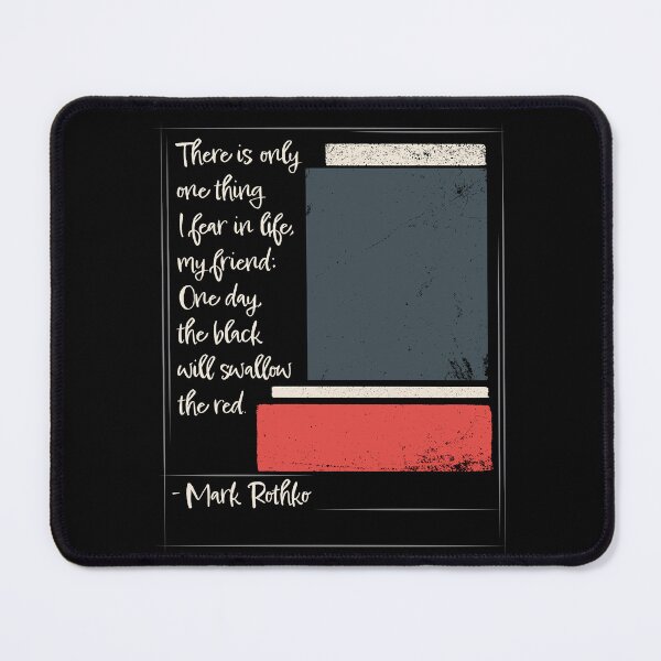 Item preview, Mark Rothko Artist Education Inspirational Quote designed and sold by SaltCreatives.