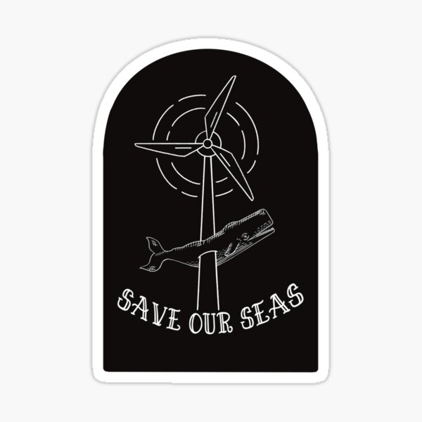 Item preview, Save Our Seas Sticker designed and sold by Hackerson09.