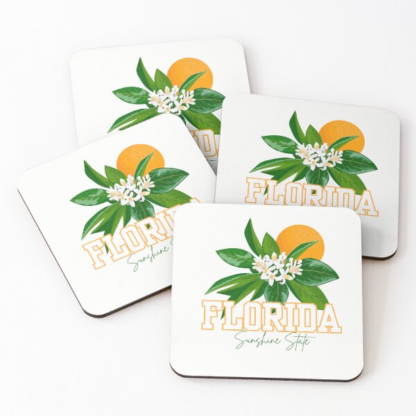 Item preview, Florida State Flower Orange Blossom Colorful T-shirt Sticker designed and sold by ThinkNature!.