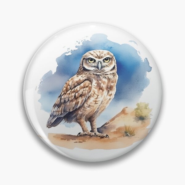 Item preview, Burrowing owl designed and sold by snowyowls.