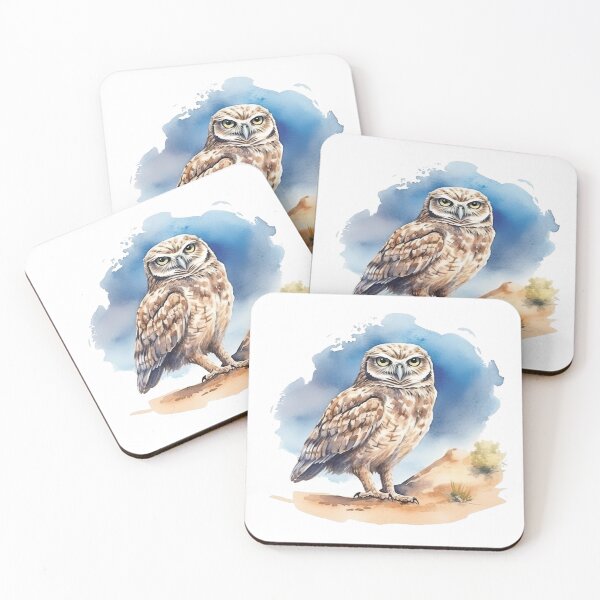 Item preview, Burrowing owl designed and sold by snowyowls.