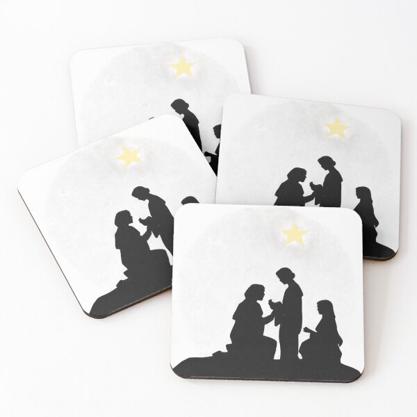 Item preview, Minimalistic Nativity Scene Silhouette with Star of Bethlehem designed and sold by rajasekhark.