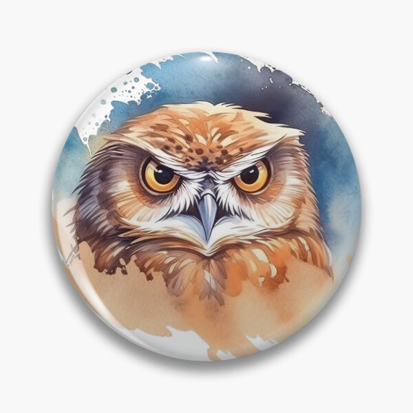 Item preview, Angry owl designed and sold by snowyowls.