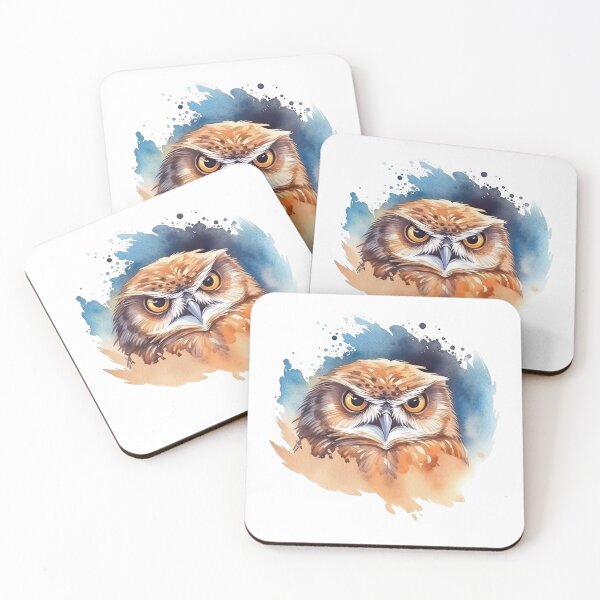 Item preview, Angry owl designed and sold by snowyowls.