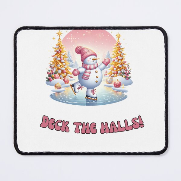 Item preview, Snowman iceskating among beautiful Christmas trees designed and sold by M1234s.