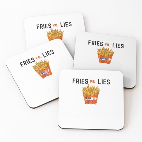 Item preview, Fries Vs. Lies Trump 2024 designed and sold by Roy & Tiffany.