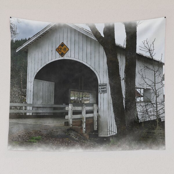 Item preview, The Short Covered Bridge designed and sold by KirtTisdale.