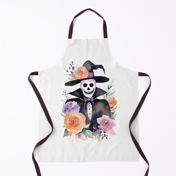 Item preview, Purple Halloween Skeleton with Pastel Watercolor Roses and Flowers designed and sold by brookehend.