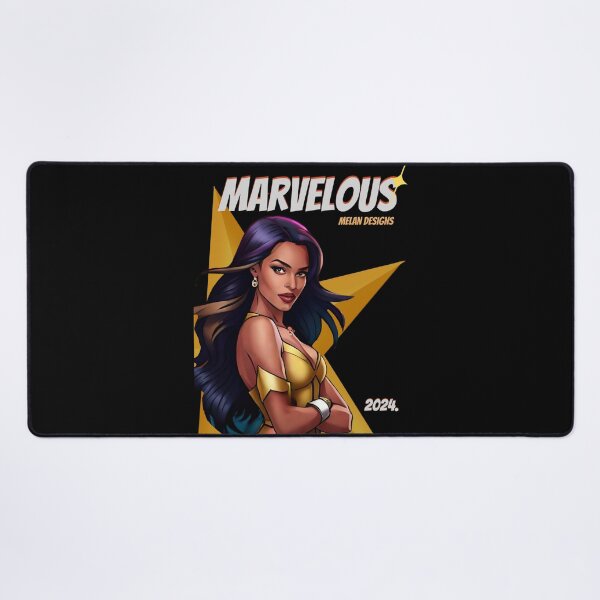 Item preview, Superhero Woman Marvelous 2024 Inspirational Yellow Diva Comic  designed and sold by Melan Designs.