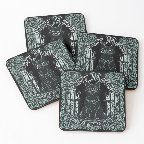 Item preview, Purr - Metal Armageddon designed and sold by PitchBlackIcon.