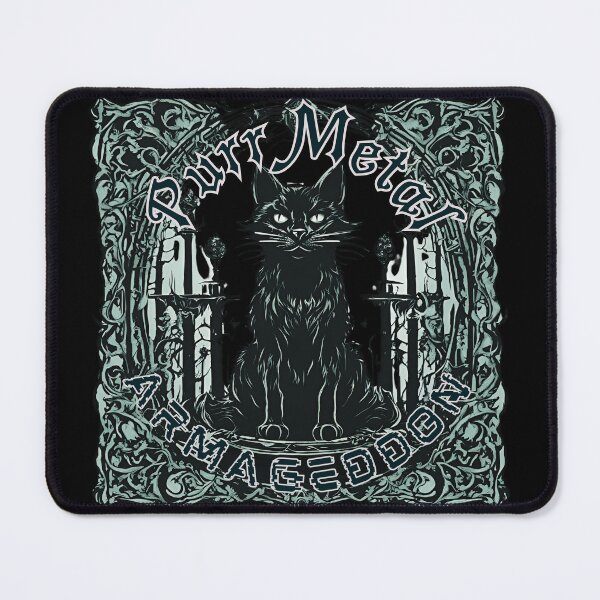 Item preview, Purr - Metal Armageddon designed and sold by PitchBlackIcon.