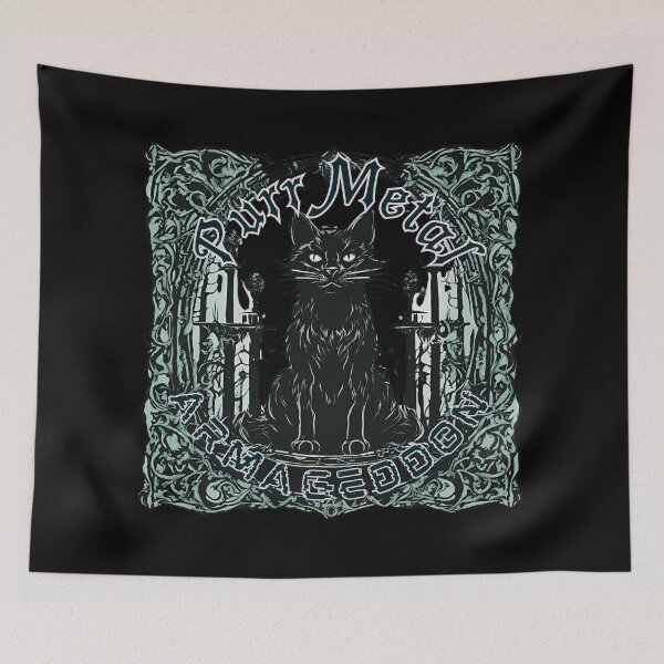 Item preview, Purr - Metal Armageddon designed and sold by PitchBlackIcon.