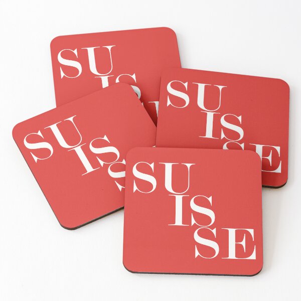 Item preview, Suisse Switzerland Typography Minimalist Patriotic Travel Souvenir designed and sold by kakarikihill.