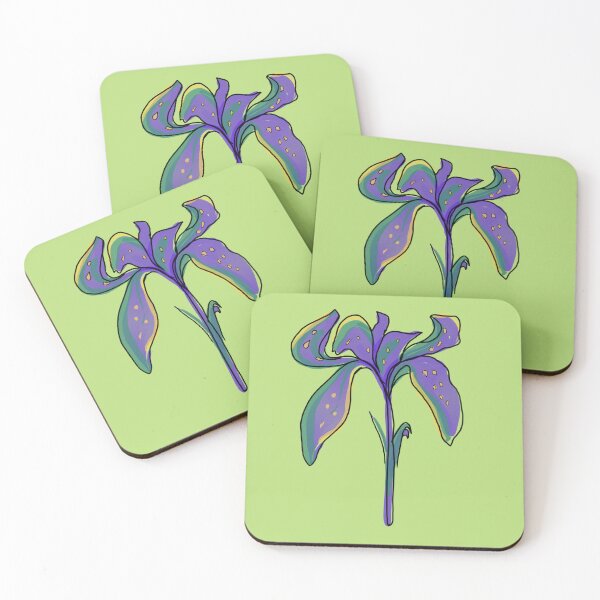 Item preview, Iris Flower Pattern designed and sold by Moojan Azar.