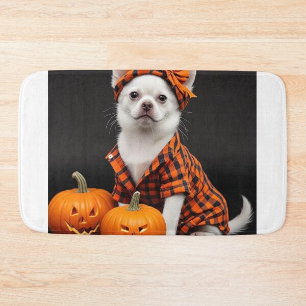 Item preview, Paws and Pumpkins: Halloween Cutie in Plaid designed and sold by majidi1.