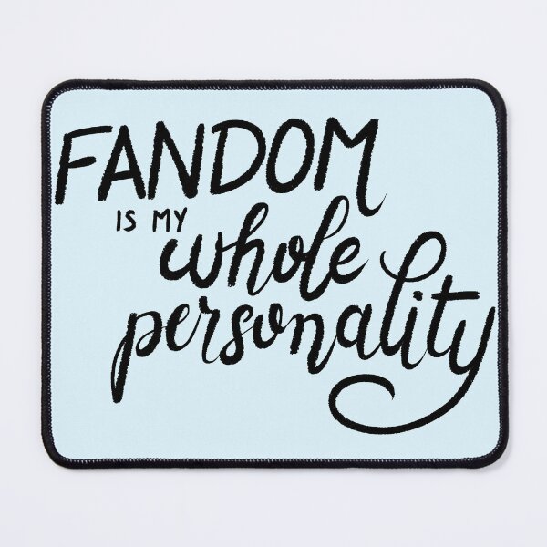 Item preview, Fandom is my whole personality (black) designed and sold by kalanyy.