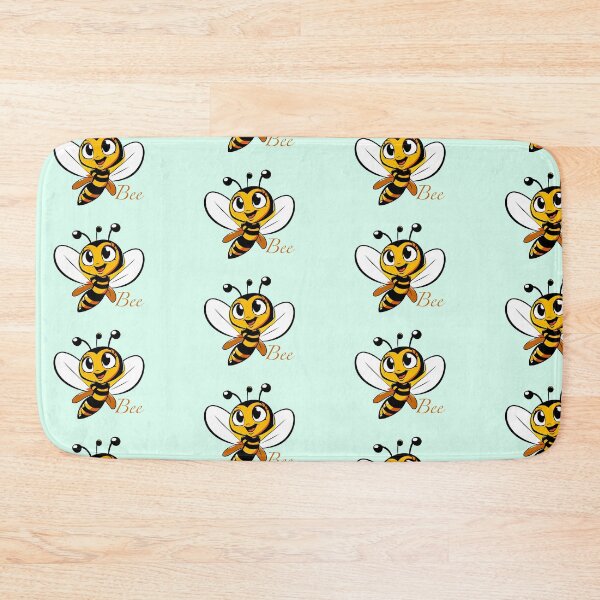 Item preview, Cute Cartoon Bee with a Sweet Smile designed and sold by nada-art.
