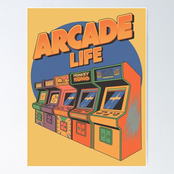 Item preview, Arcade Life Retro Games designed and sold by stormstyles.