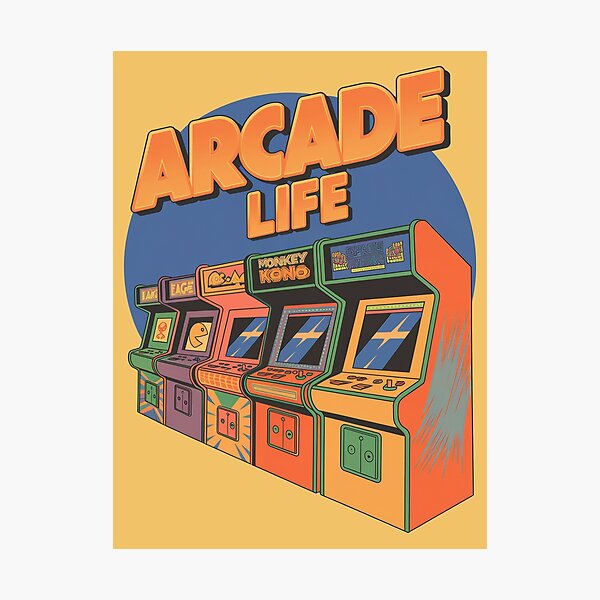 Item preview, Arcade Life Retro Games designed and sold by stormstyles.