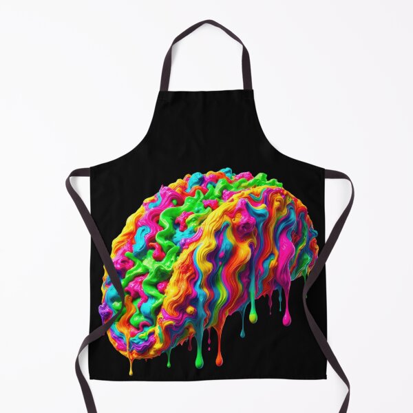 Item preview, Neon Drip Taco – Psychedelic Food Art designed and sold by SHHCreations.