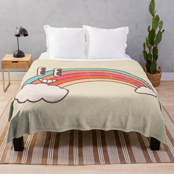 Item preview, Arcoiris retro sonriendo designed and sold by stormstyles.