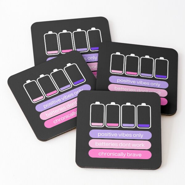 Item preview, Chronic Pain, Fatigue, Low Batteries designed and sold by PurrfectionMeow.