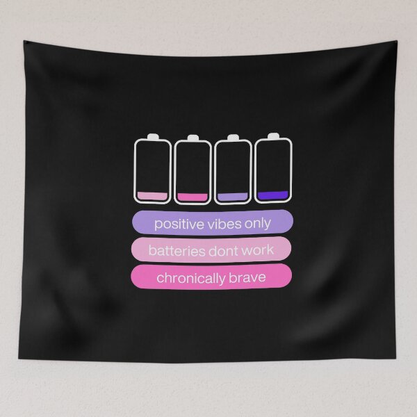 Item preview, Chronic Pain, Fatigue, Low Batteries designed and sold by PurrfectionMeow.