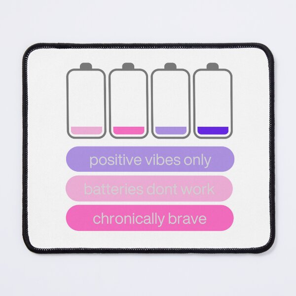 Item preview, Chronic Pain, Fatigue, Low Batteries designed and sold by PurrfectionMeow.