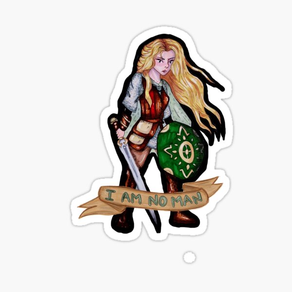 Item preview, eowyn - i am not men - lotr - simple  designed and sold by idhrart.